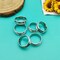 18pcs Stainless Steel Grooved Finger Ring for Jewelry Making,7/8/9/10/11/12 Ring Core Blanks 8mm Wide Round Grooved Inlay Ring for Men Women DIY Crafts(Silver)